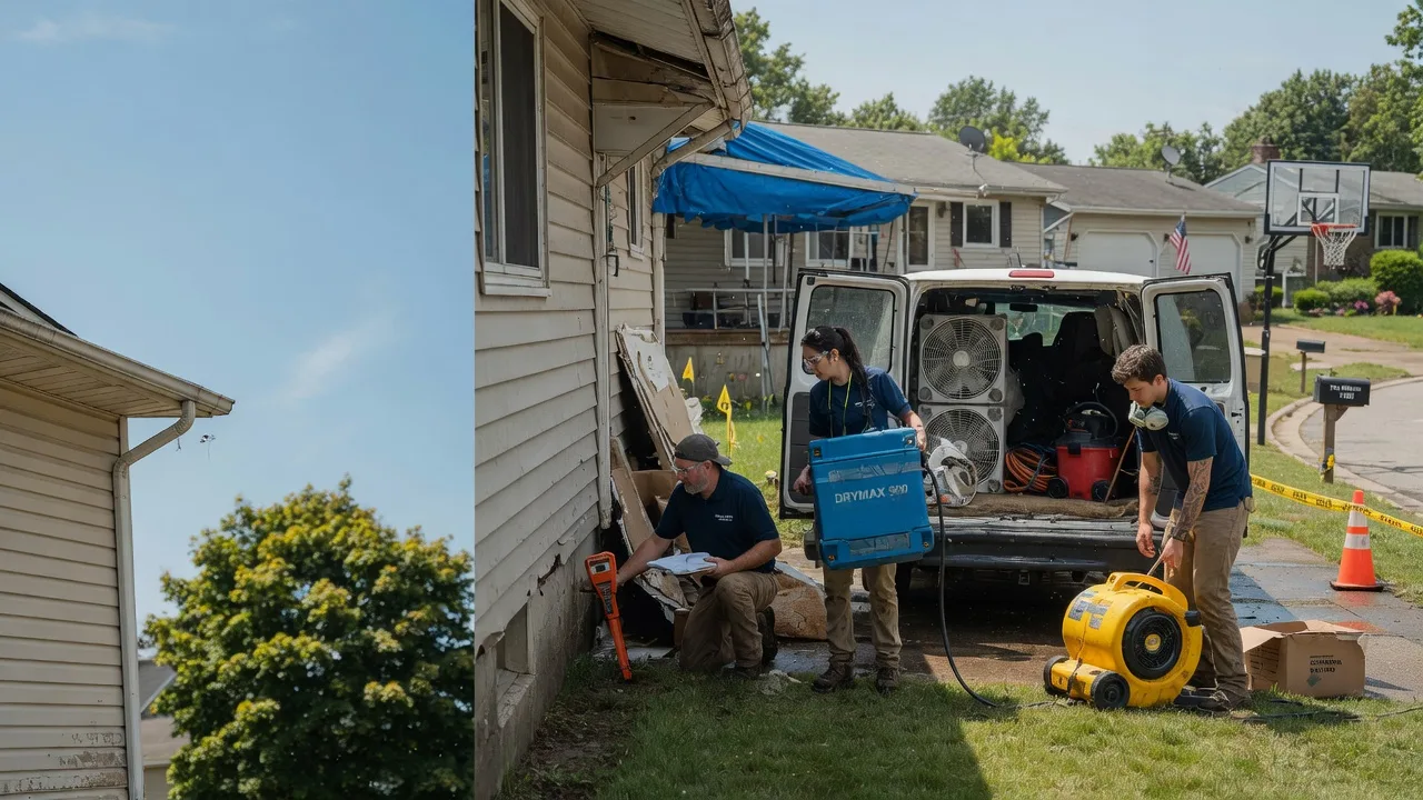 Ceiling Leak Cleanup in Yorkville, IL near me