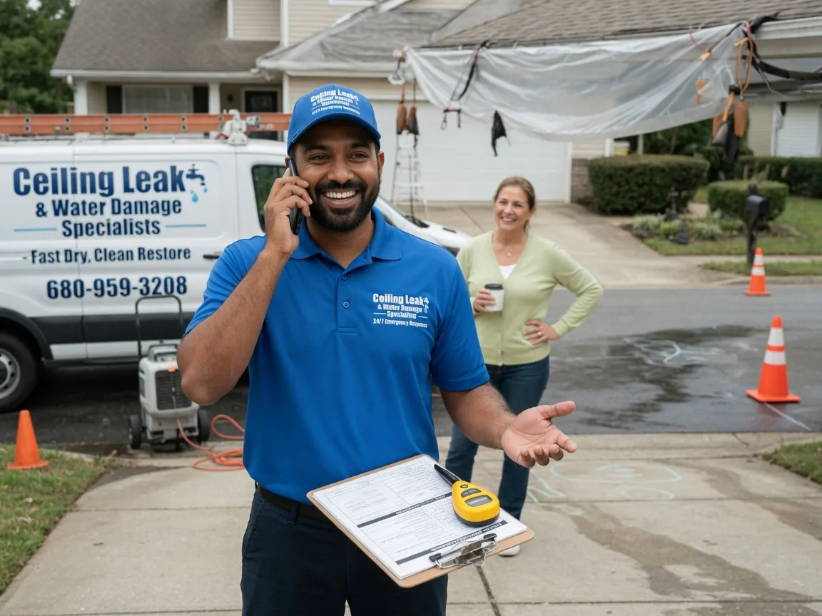 Ceiling Leak Cleanup Yorkville, IL FAQs